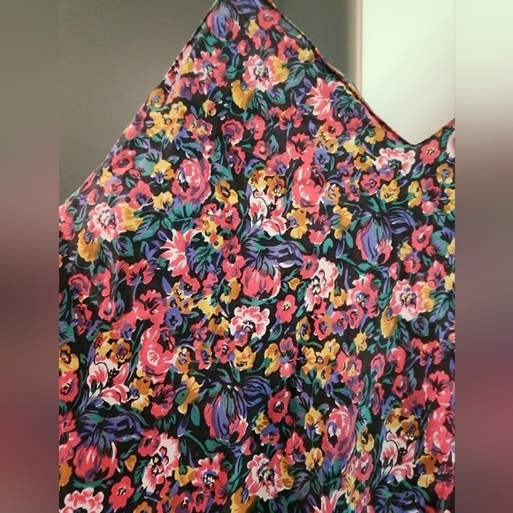Festival Antara 100% silk Floral Tunic Spaghetti Strap - Picture 4 of 8